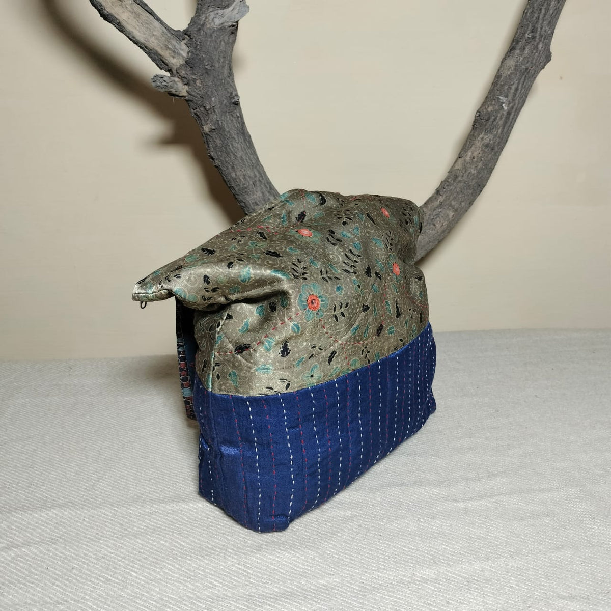 Unique hand crafted khantha work Shoulder bags