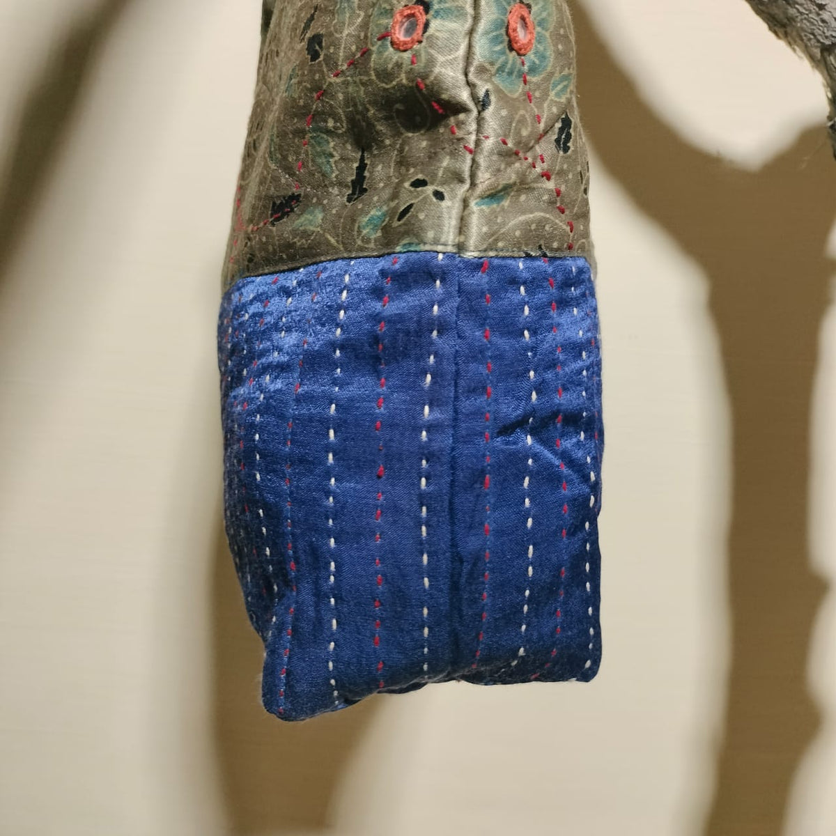 Unique hand crafted khantha work Shoulder bags