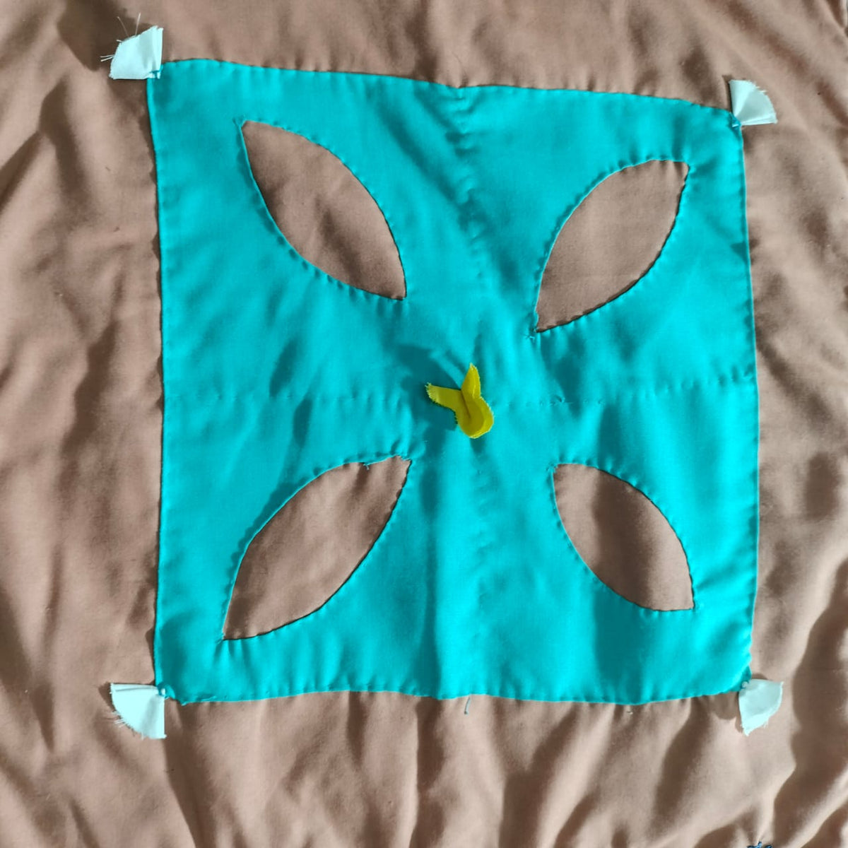 Handcrafted patchwork shoulder Bag