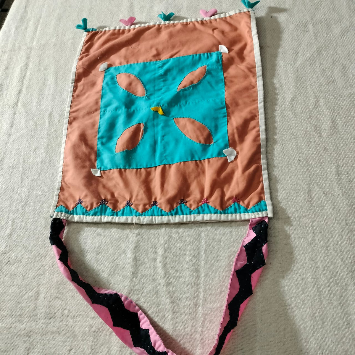 Handcrafted patchwork shoulder Bag