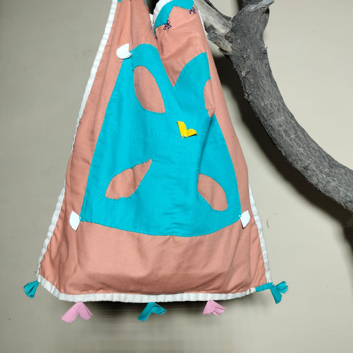 Handcrafted patchwork shoulder Bag
