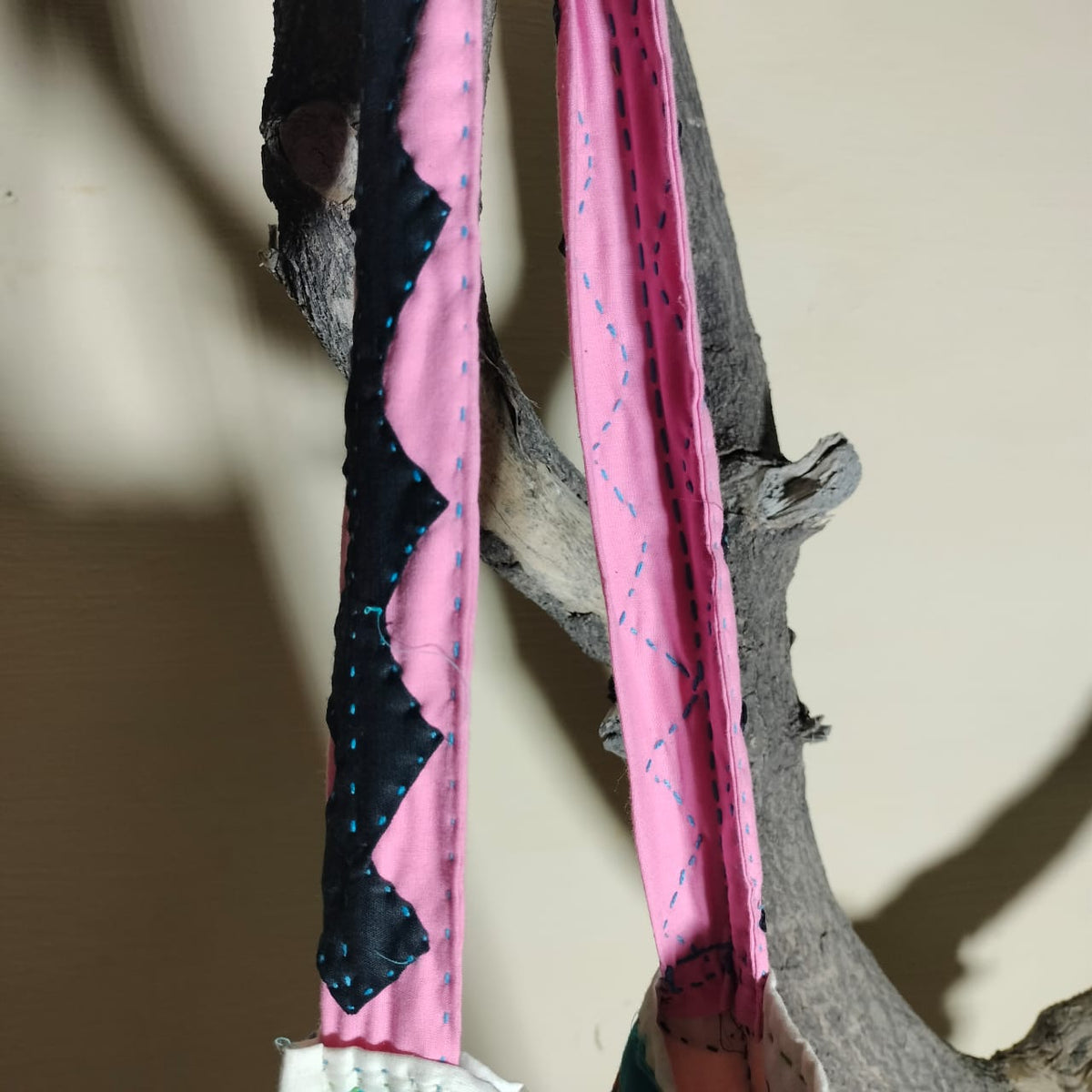 Handcrafted patchwork shoulder Bag