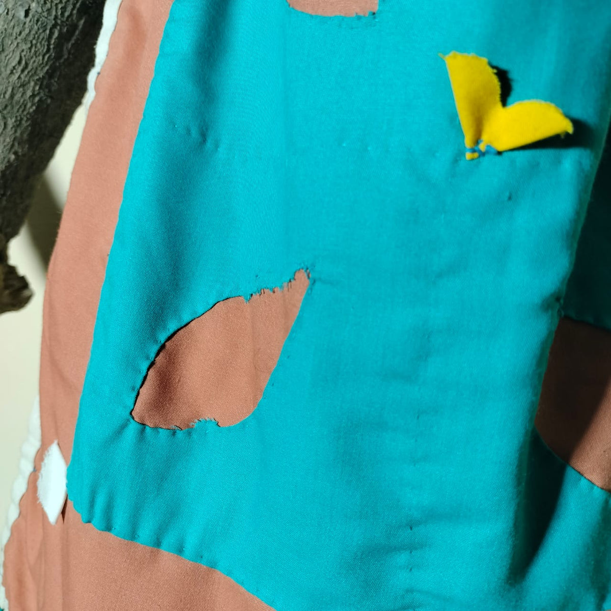 Handcrafted patchwork shoulder Bag