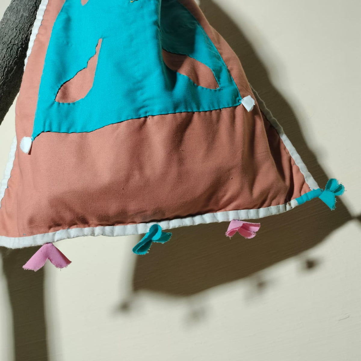 Handcrafted patchwork shoulder Bag