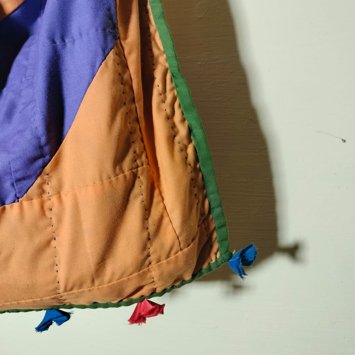 Handcrafted patchwork shoulder Bag