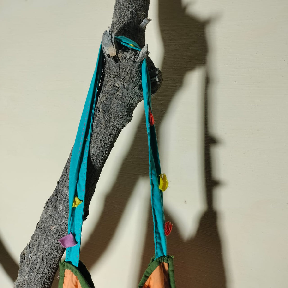 Handcrafted patchwork shoulder Bag