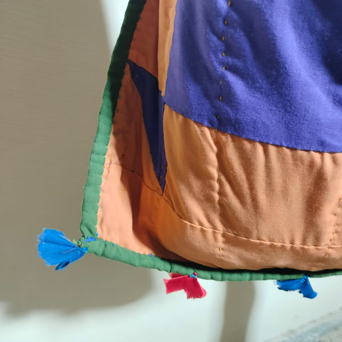 Handcrafted patchwork shoulder Bag