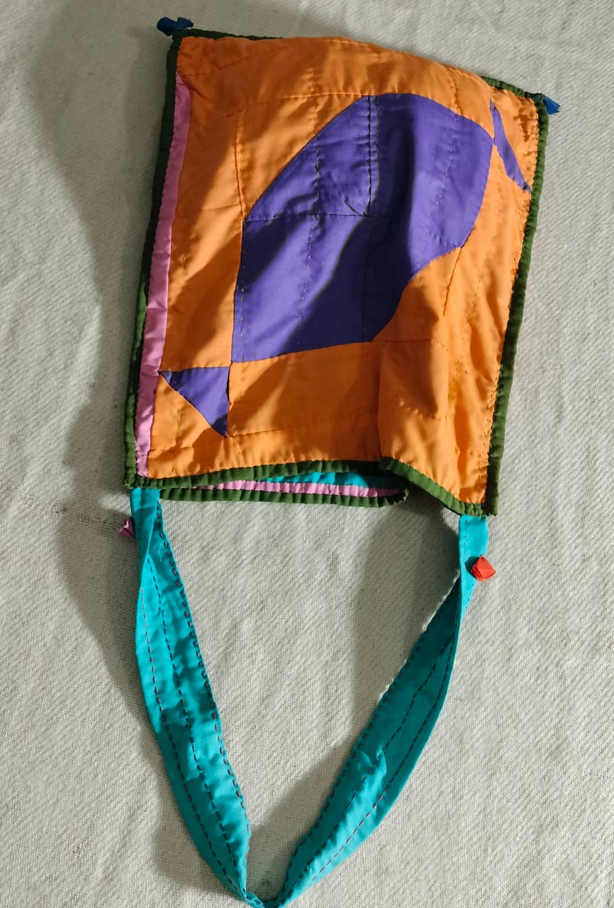 Handcrafted patchwork shoulder Bag