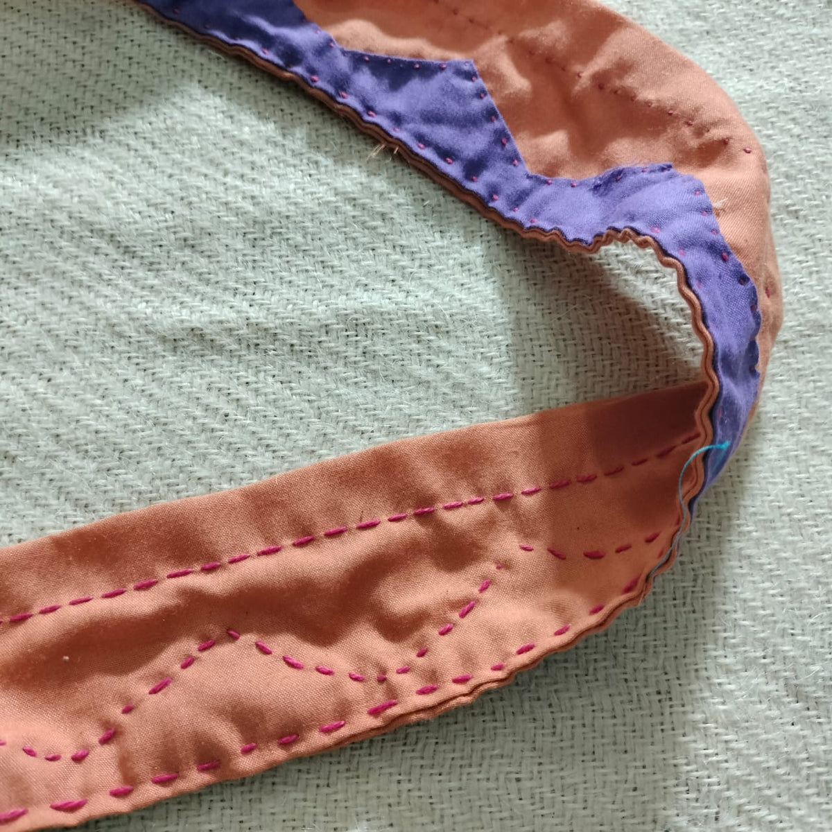Handcrafted patchwork shoulder Bag