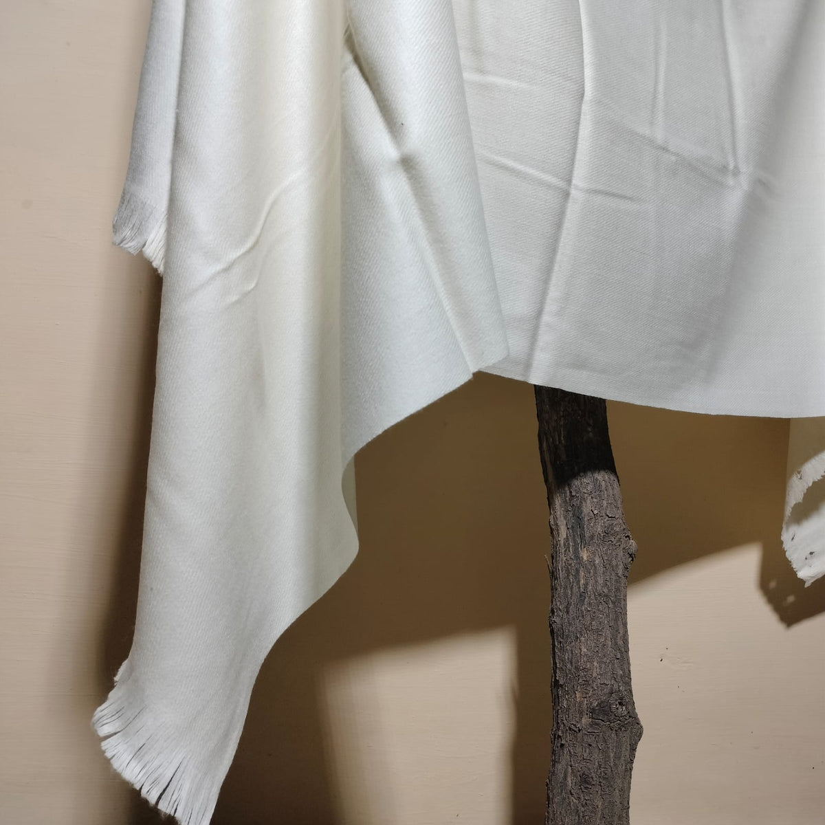 Pure MARINO WOOL handwoven shawl