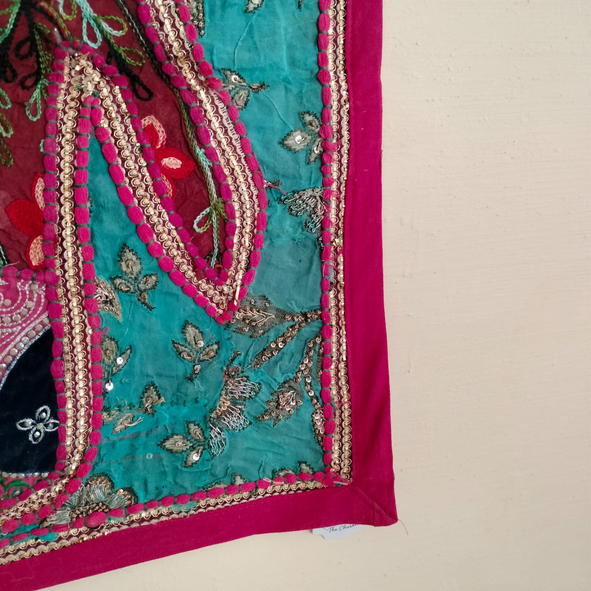 Handcrafted embroiderd elephant pattern Wall hanging