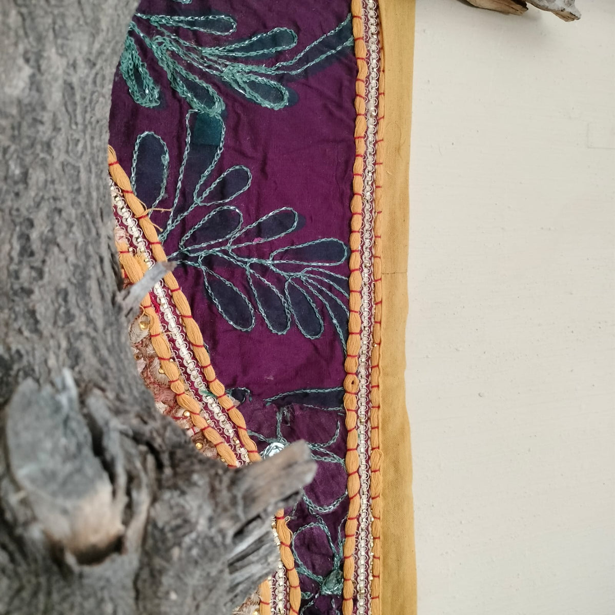 Handcrafted embroiderd elephant pattern Wall hanging