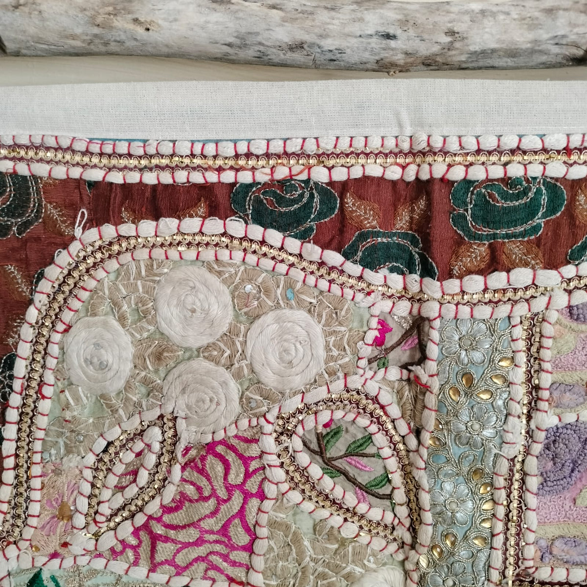 Handcrafted embroiderd elephant pattern Wall hanging
