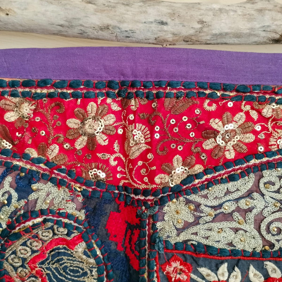 Handcrafted embroiderd elephant pattern Wall hanging
