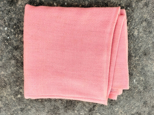 Pink khadi shawl