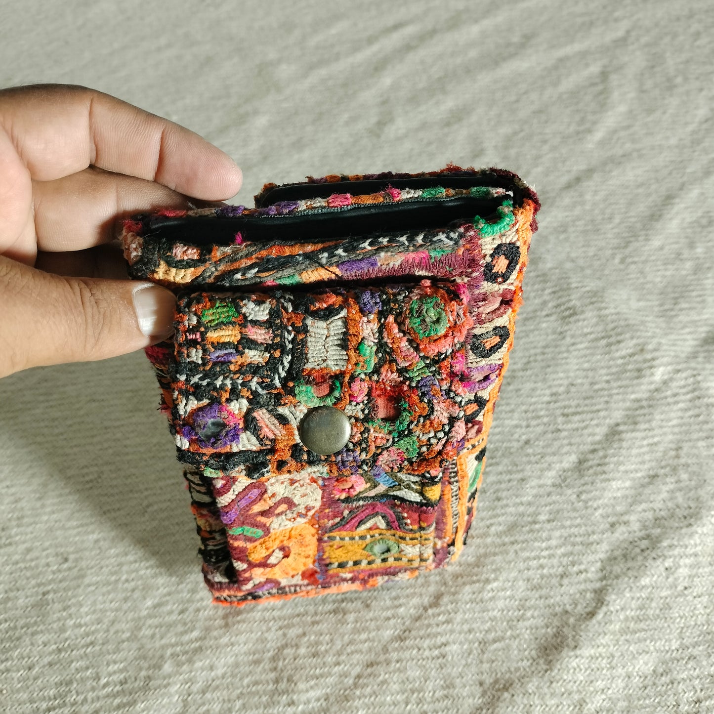 Vintage handmade clutch