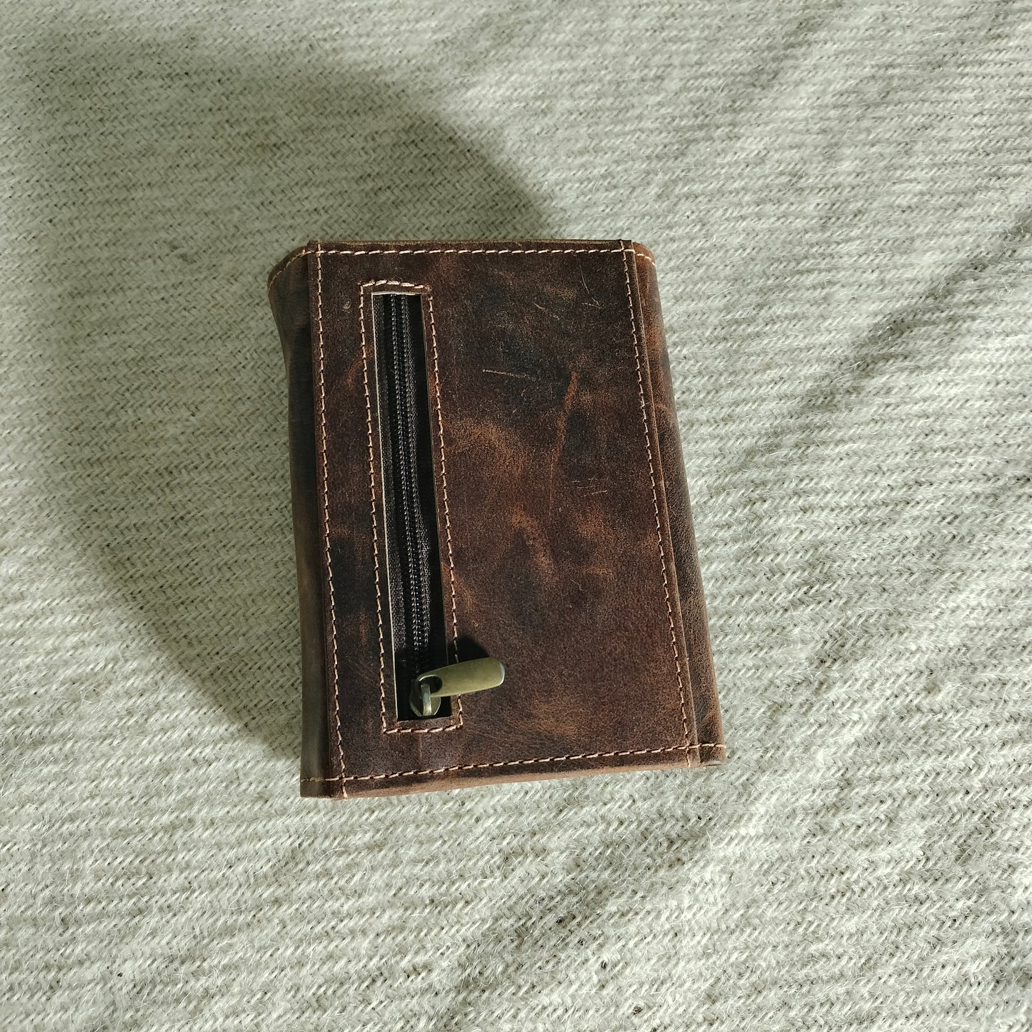 Leather hand wallet/purse
