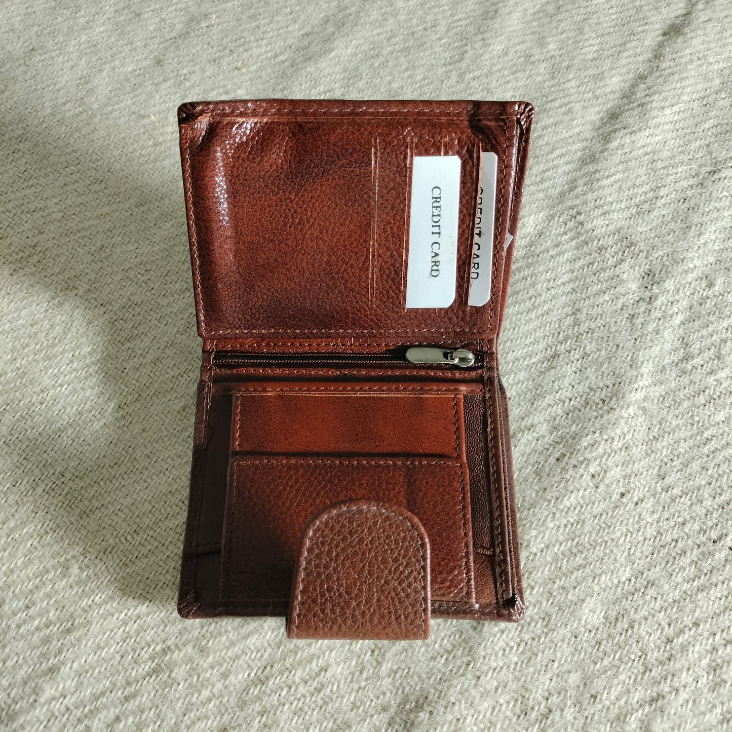 Leather wallet/purse for man