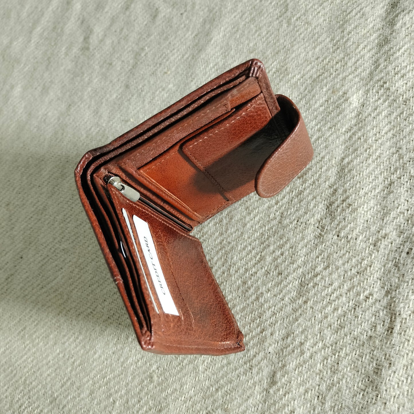 Leather wallet/purse for man