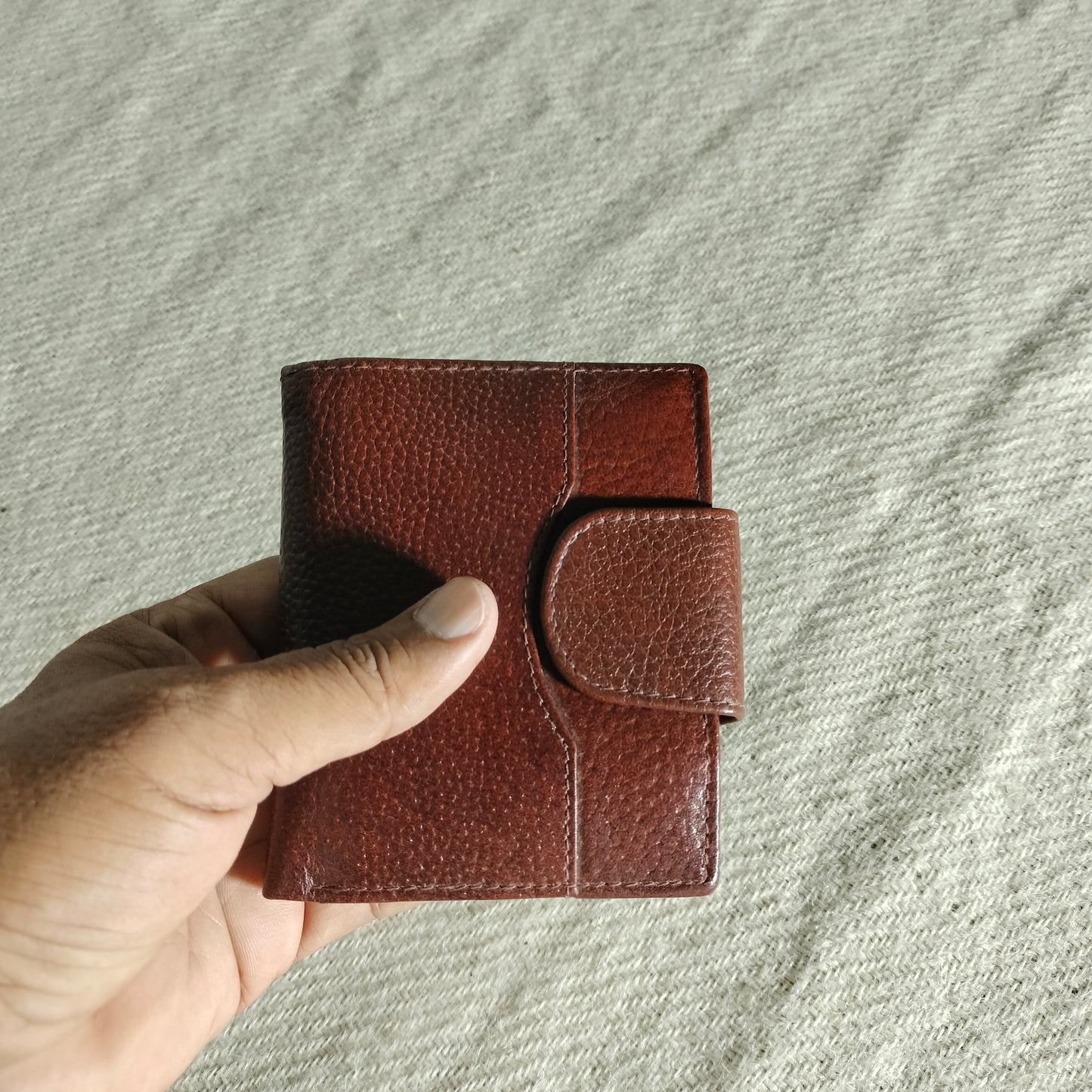 Leather wallet/purse for man