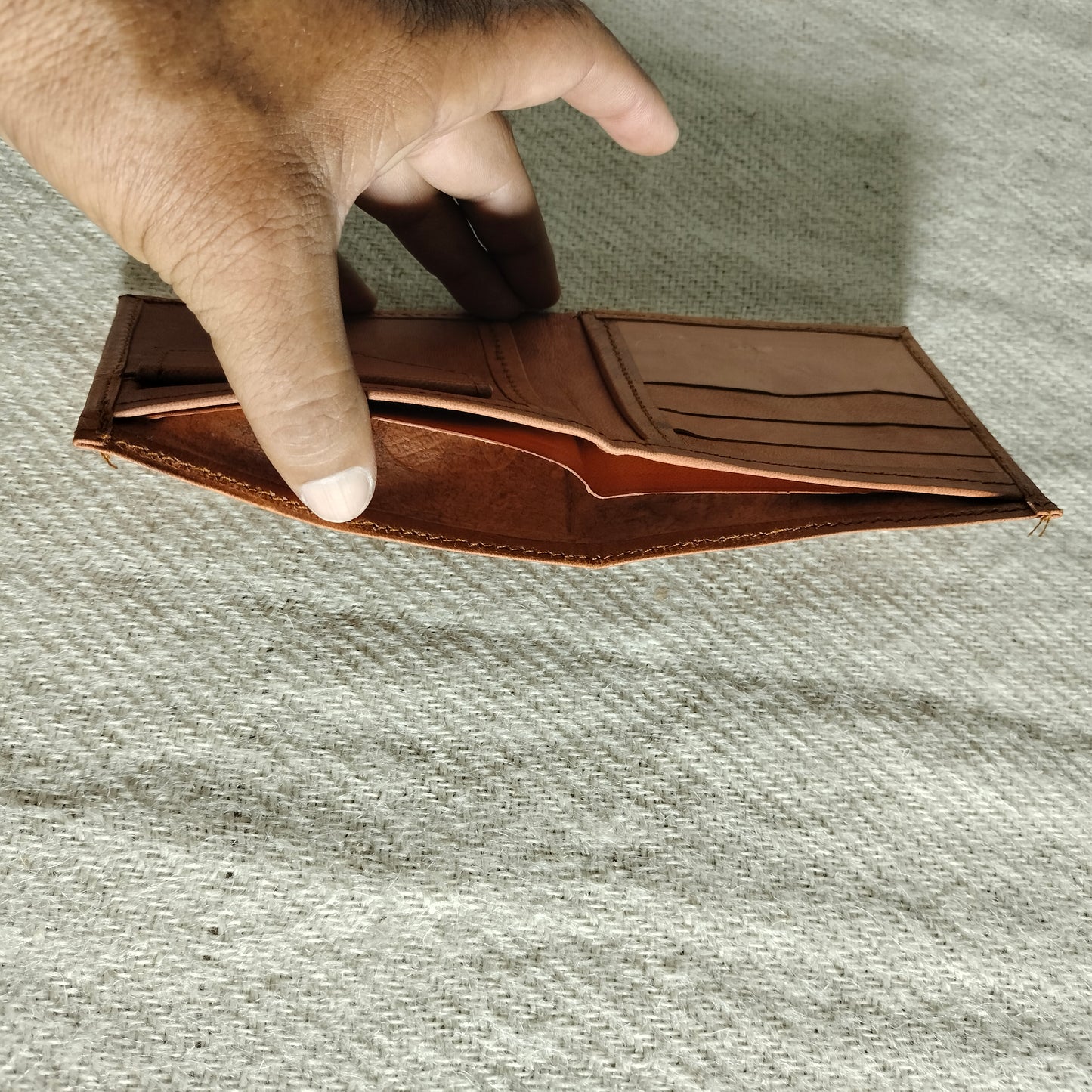 Camel natural leather wallet/purse for man (Copy)