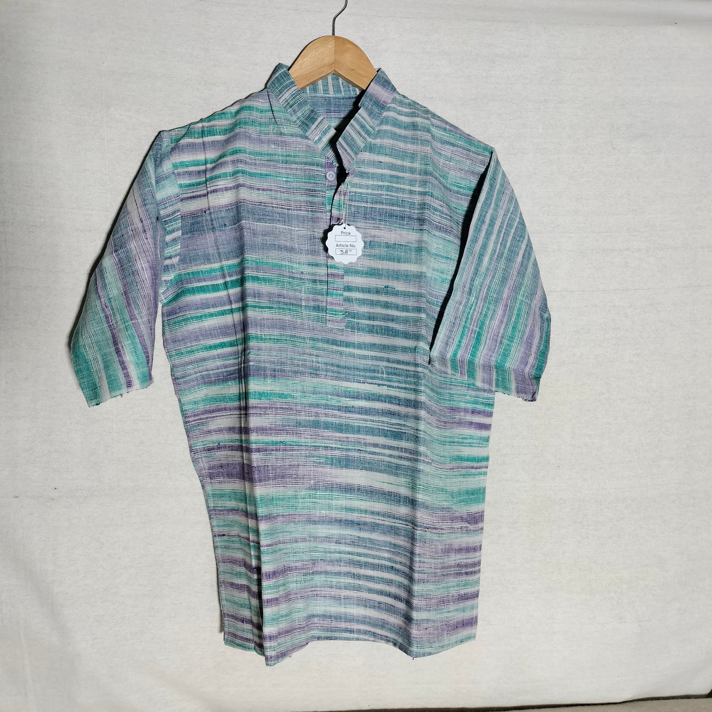 Vintage khadi fabric unisex shirt