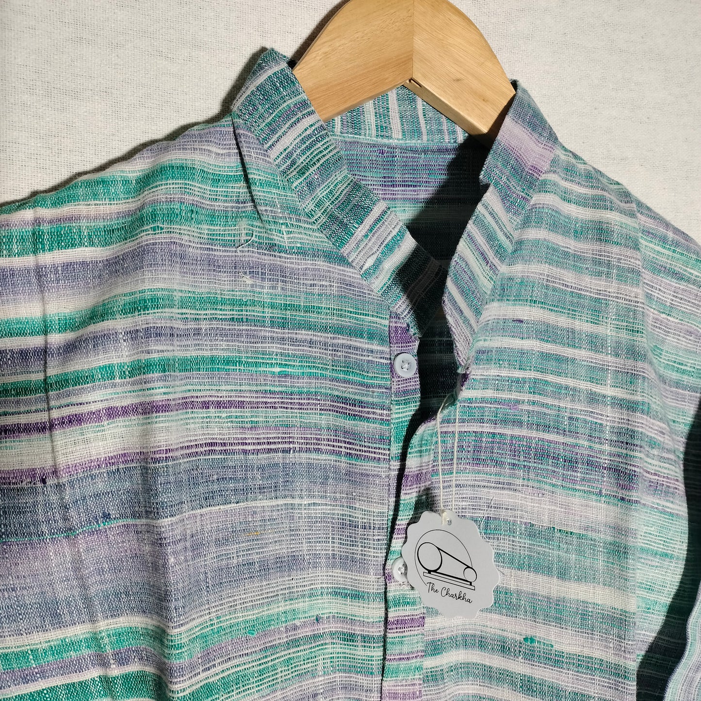 Vintage khadi fabric unisex shirt