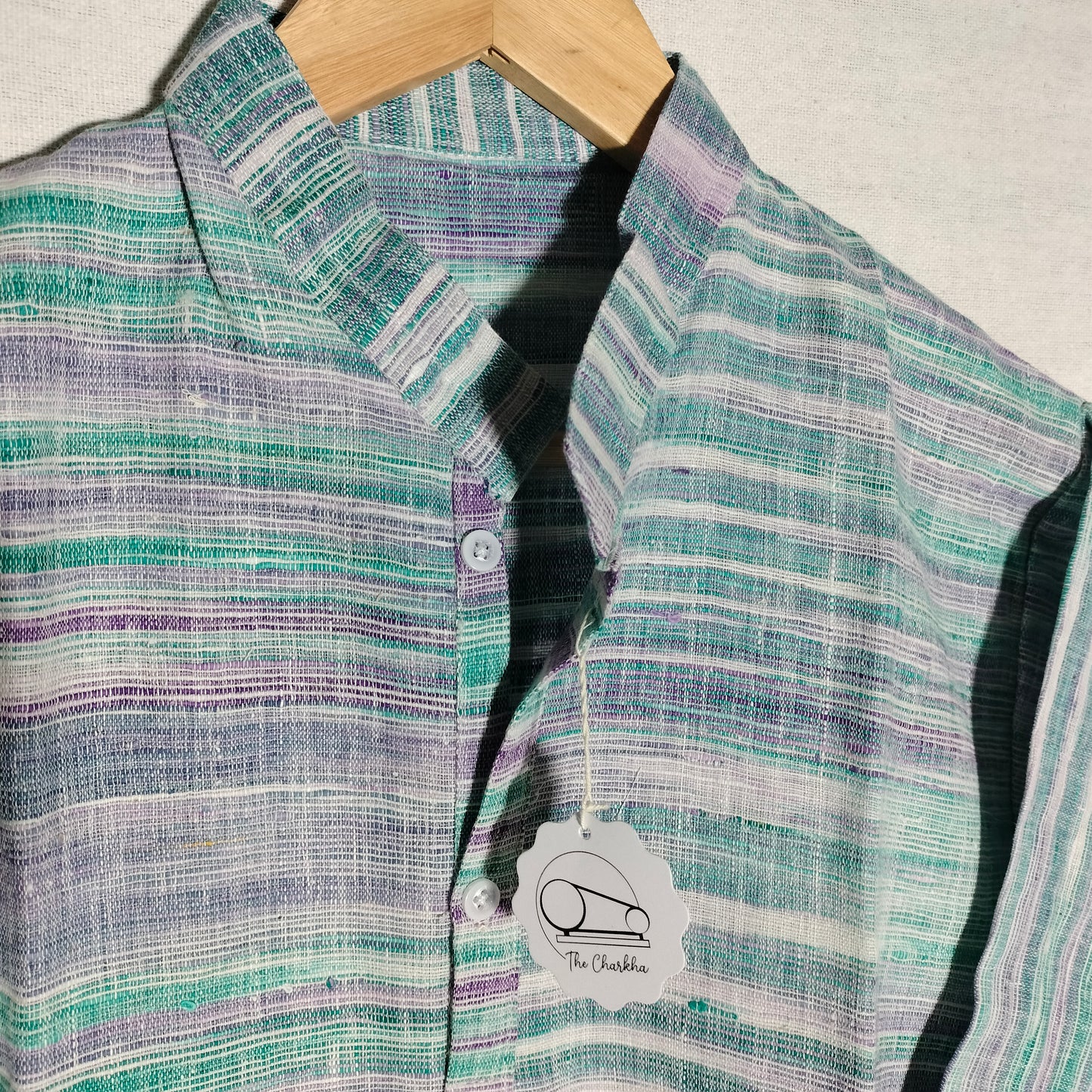 Vintage khadi fabric unisex shirt