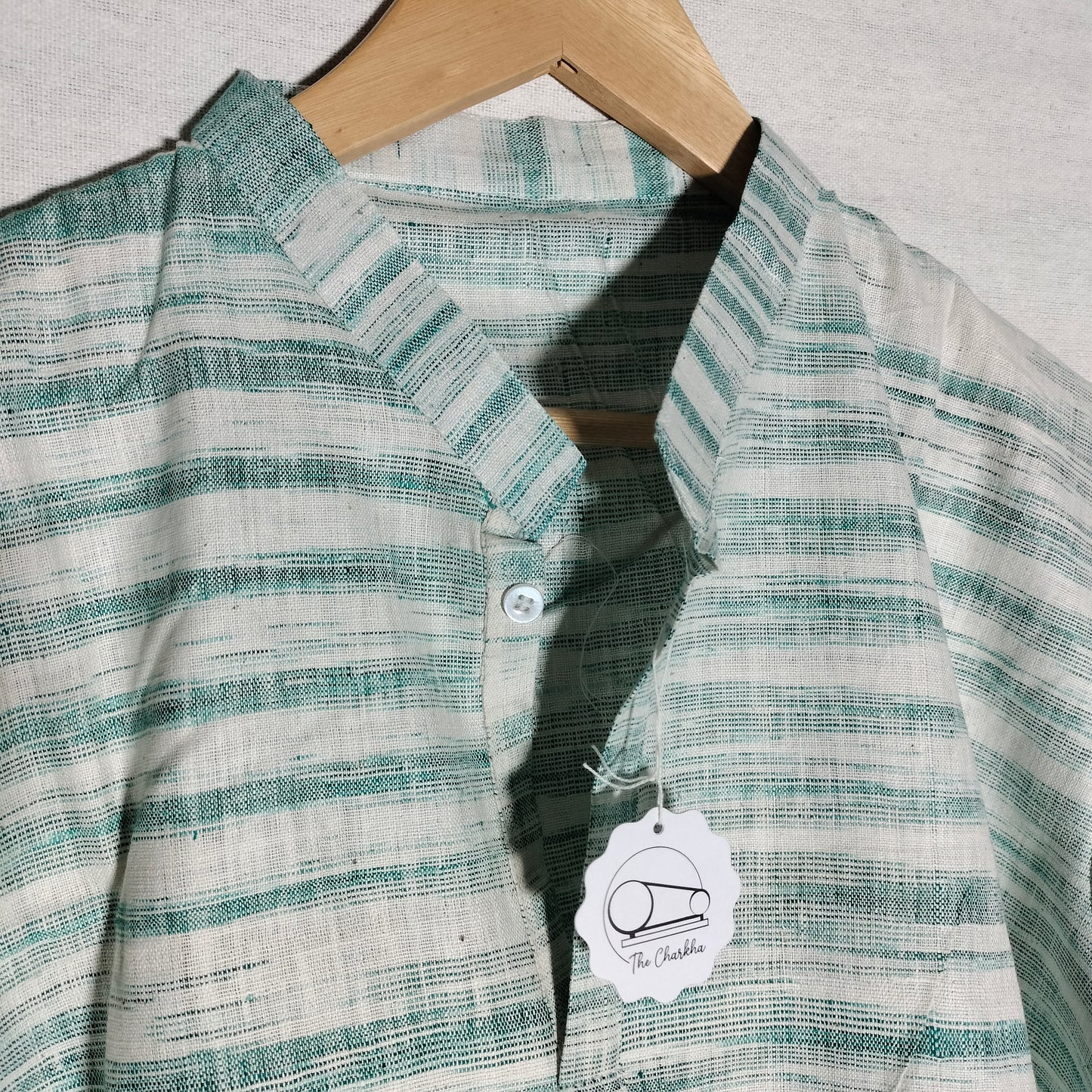 Vintage khadi fabric unisex shirt