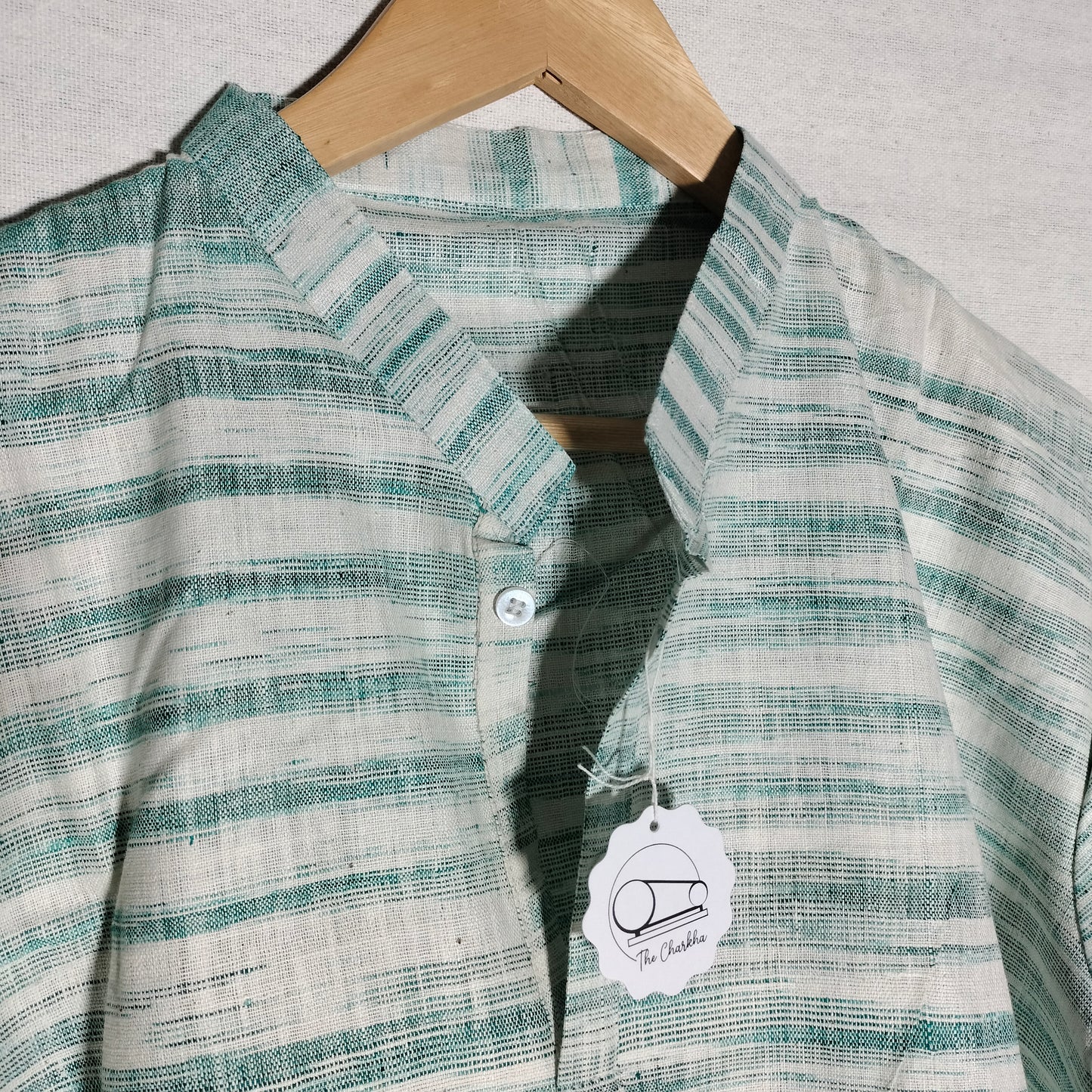 Vintage khadi fabric unisex shirt