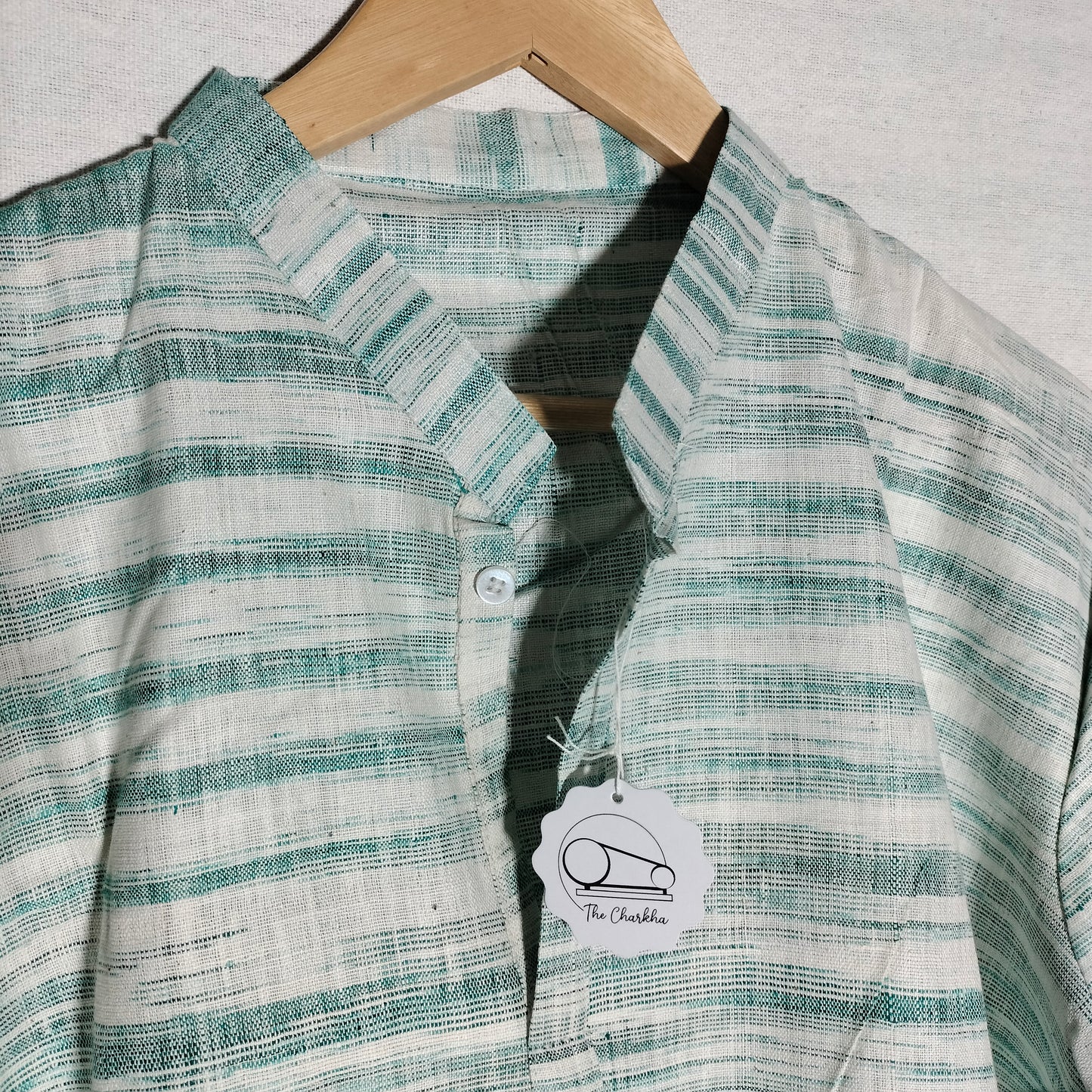 Vintage khadi fabric unisex shirt