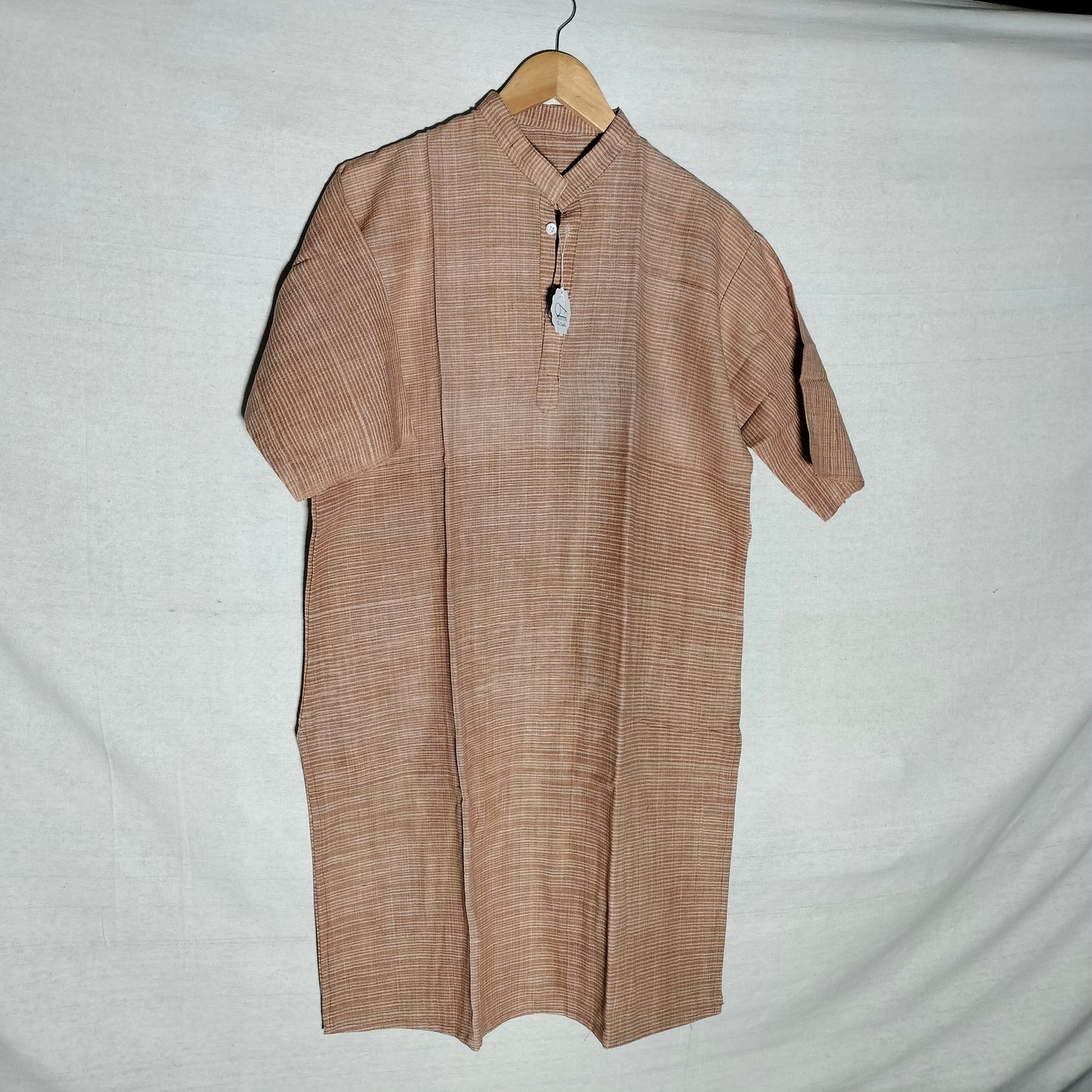 Vintage khadi fabric long unisex shirt/kurta