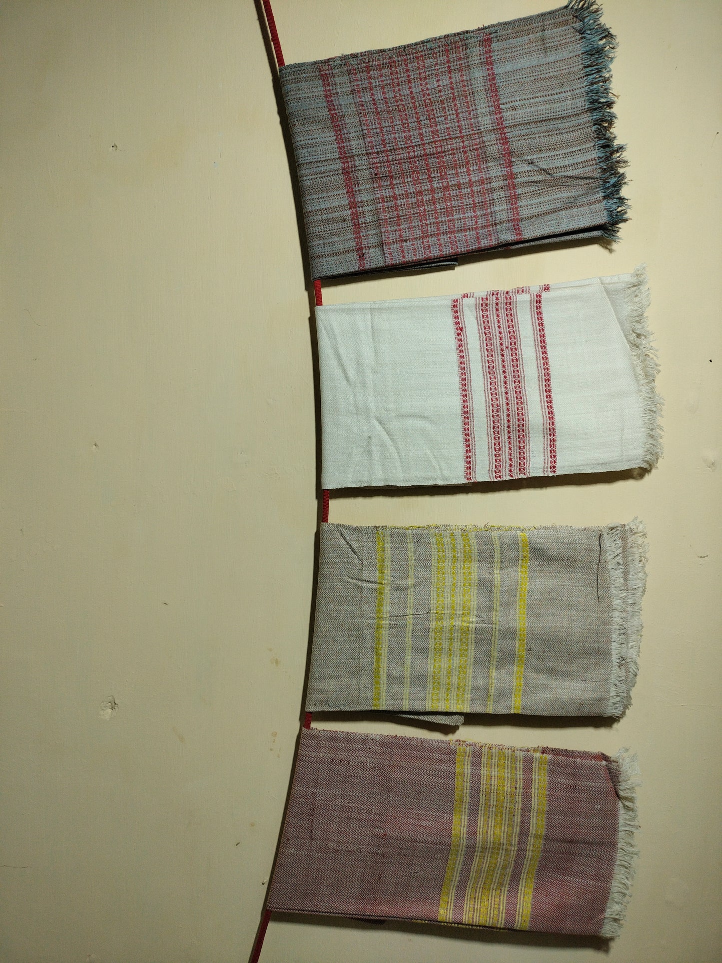 Shawls woven by me - Asuram Bunkar