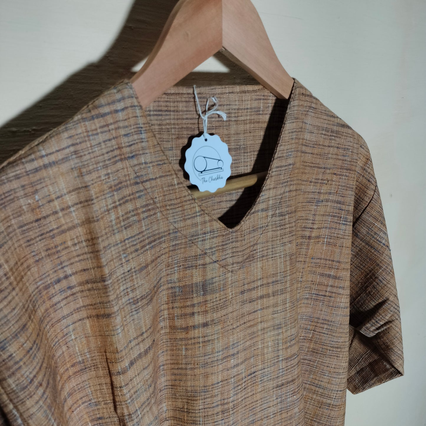 Vintage Khadi fabric kurta for woman
