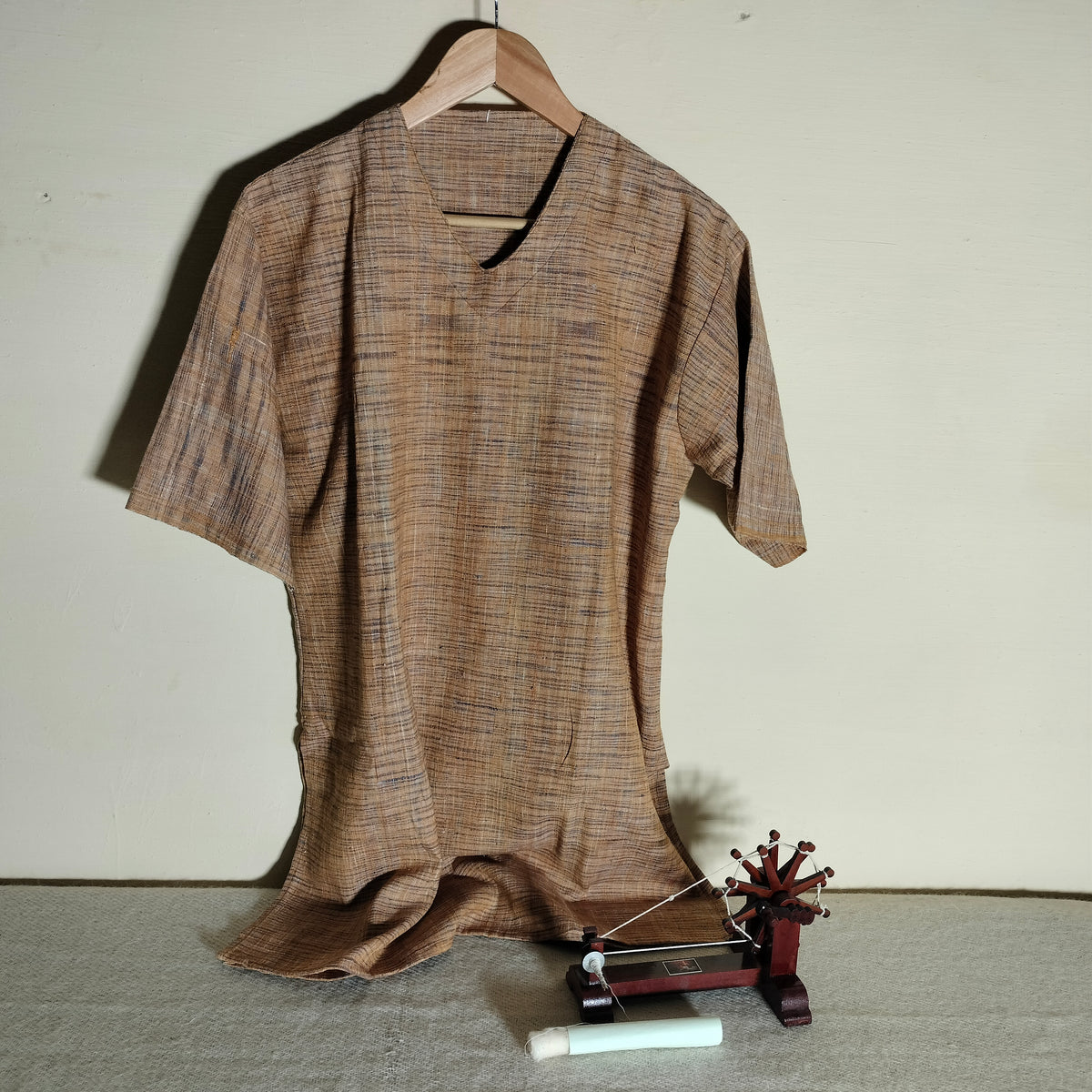 Vintage Khadi fabric kurta for woman