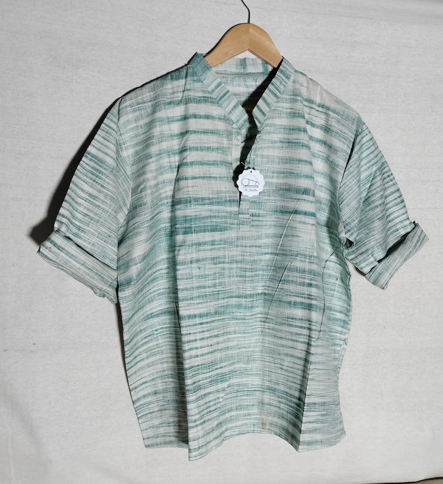 Vintage khadi fabric unisex shirt