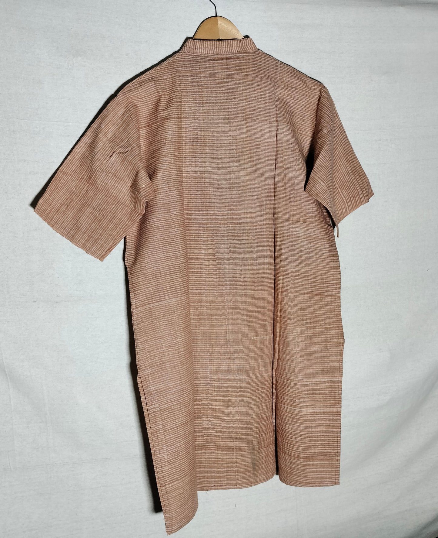 Vintage khadi fabric long unisex shirt/kurta