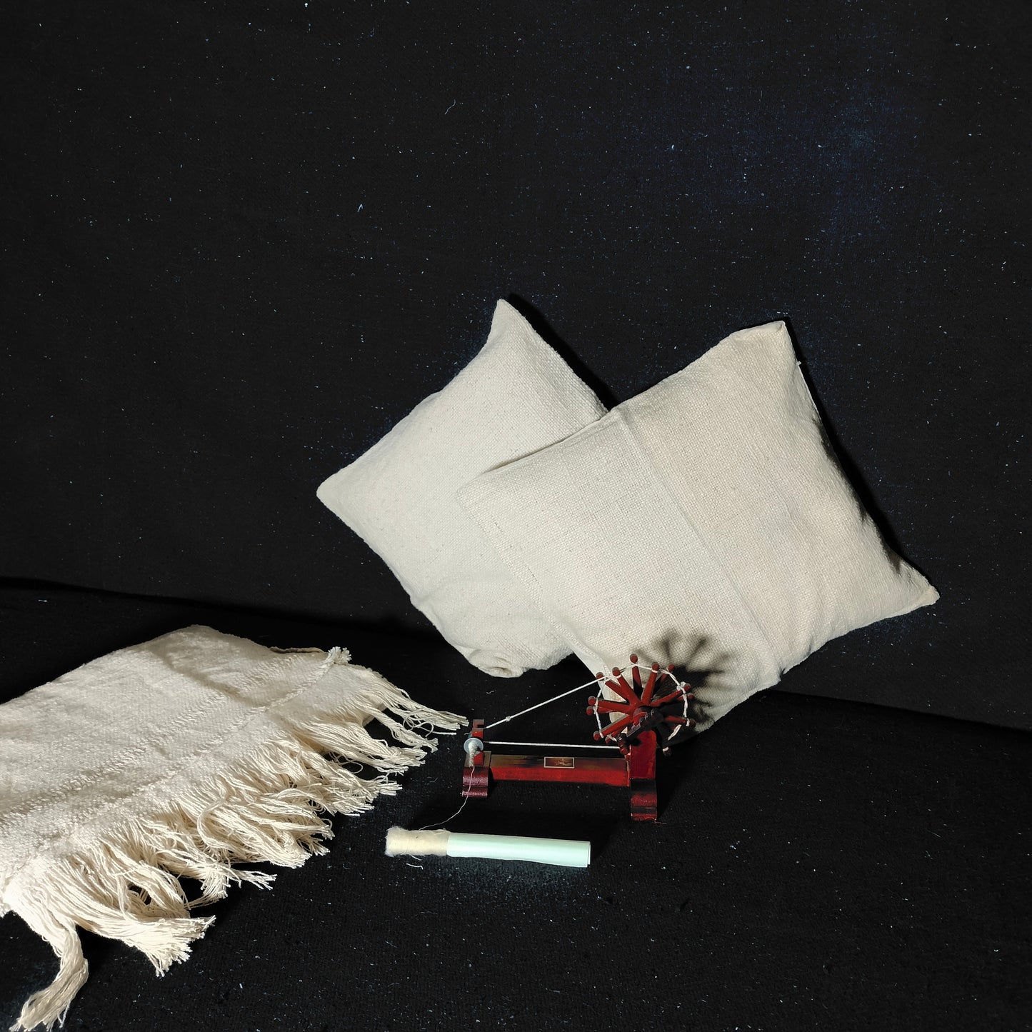 Khadi cushion covers