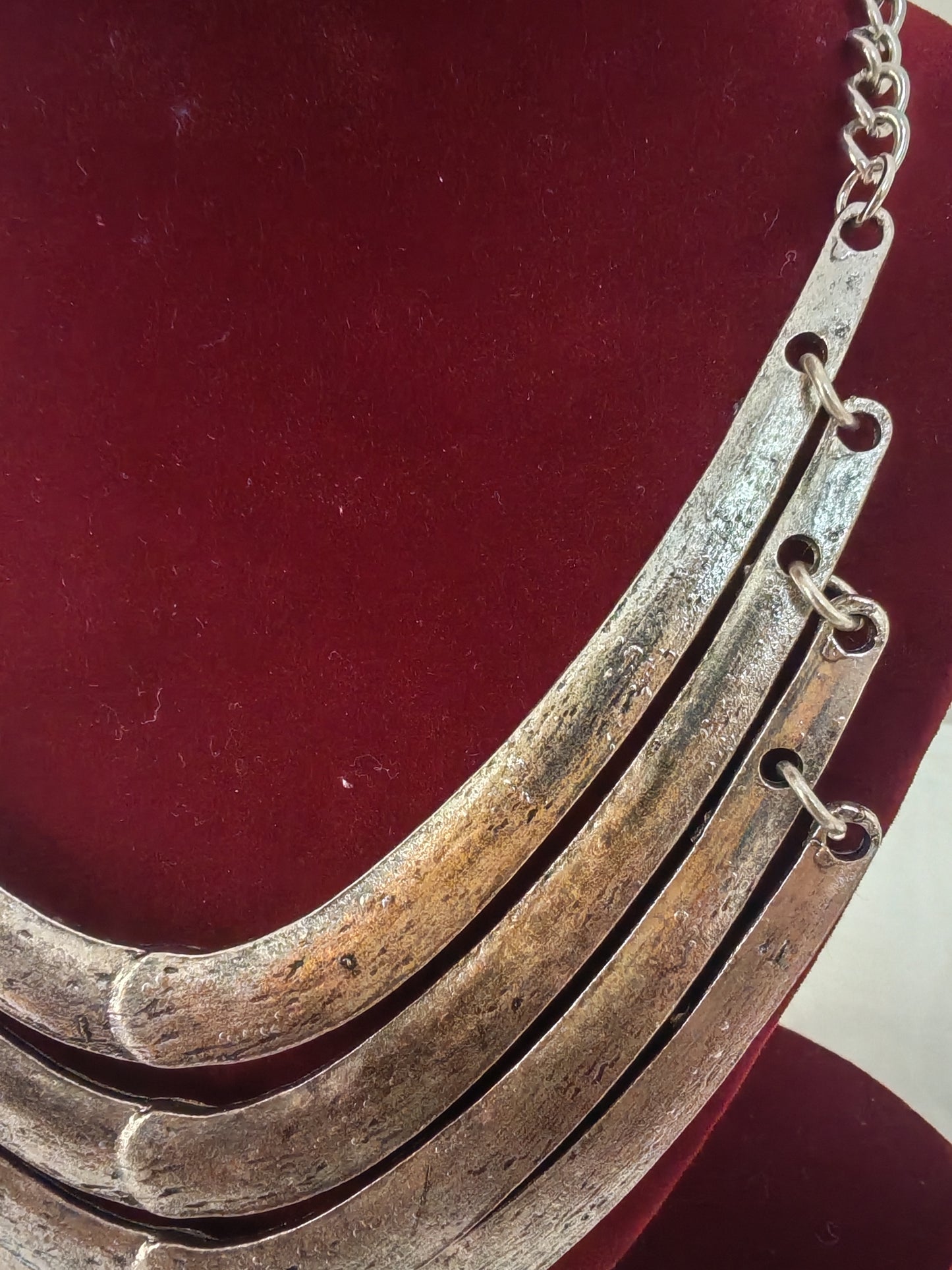 Sliver metal necklace