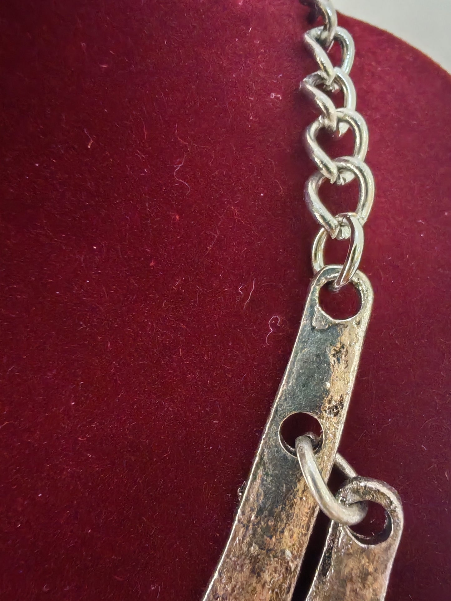 Sliver metal necklace